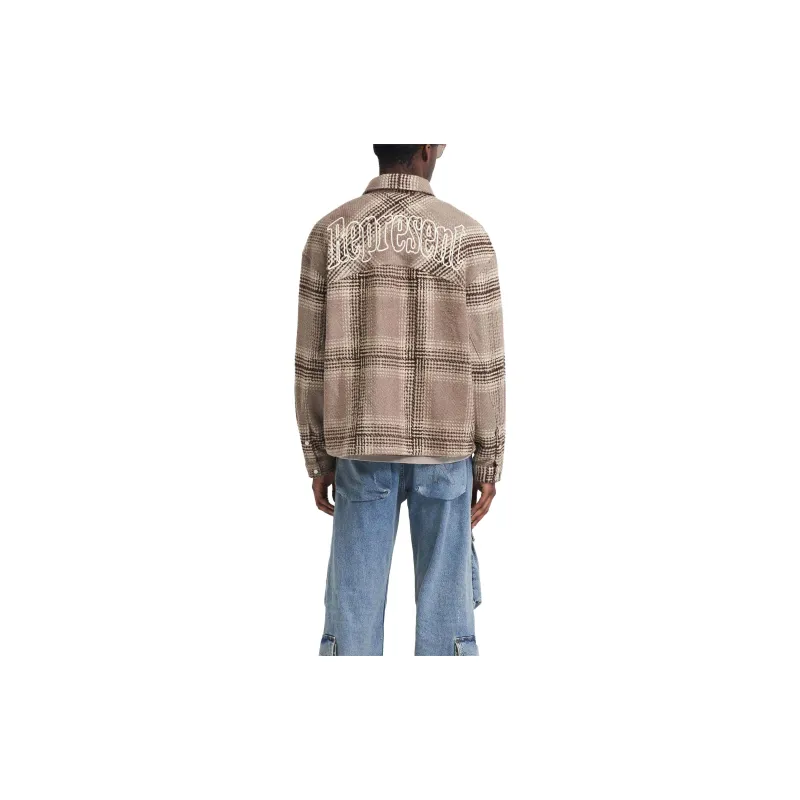 REPRESENT Represent Flannel Shirt Shirt Men's Brown-3