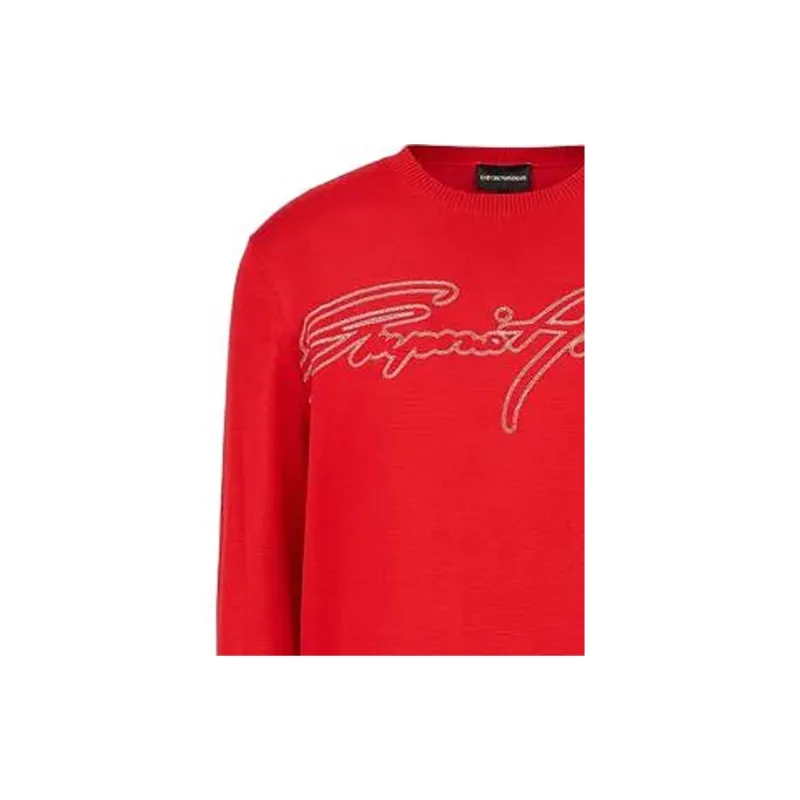 EMPORIO ARMANI Sweaters Men Red-3