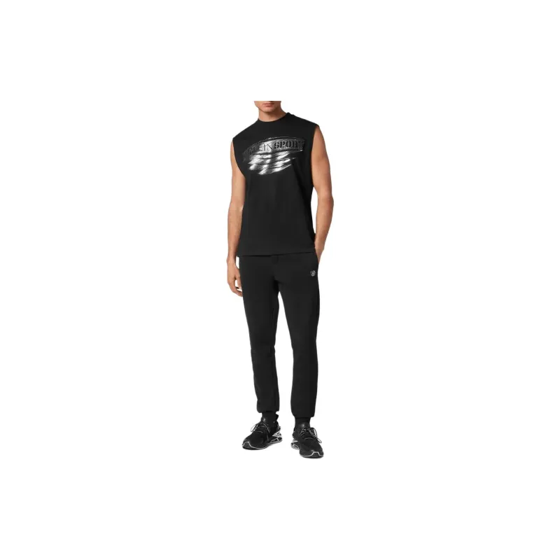 PLEIN SPORT Logo print Tank Top-1