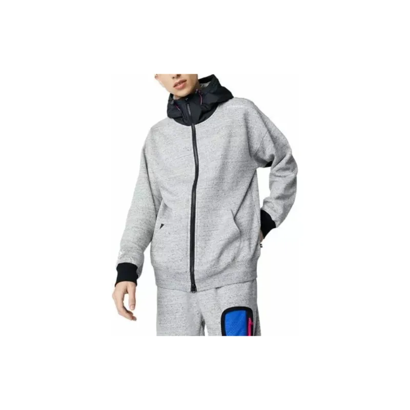 Converse MIXED MEDIA Jackets Men Gray-5
