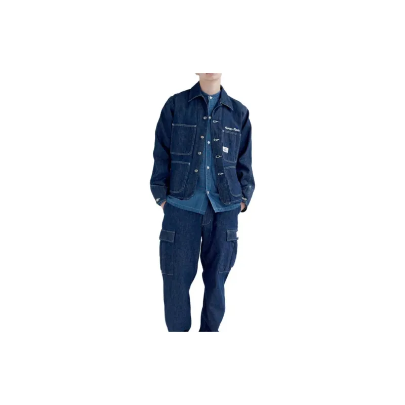 HUMAN MADE Denim Jacket Unisex Blue-2