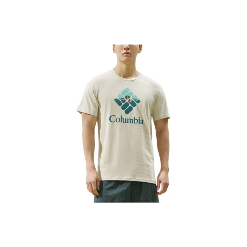 Columbia T Shirts Men Apricot-2