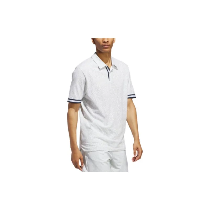 Adidas Polo Shirts Men White-4