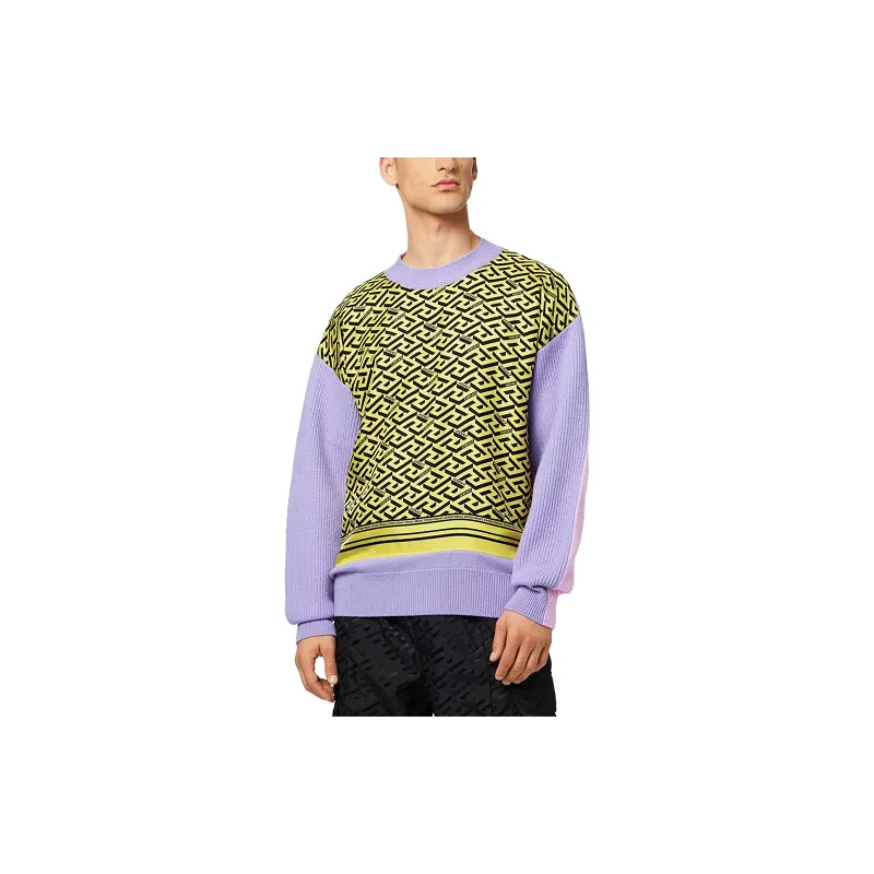 VERSACE Sweaters Men Purple-1