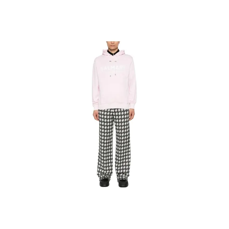 BALMAIN Printed BALMAIN Paris Hoodie-1