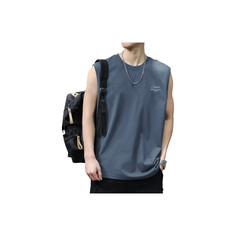 Tonlion Tank Tops Men Ink Blue-2