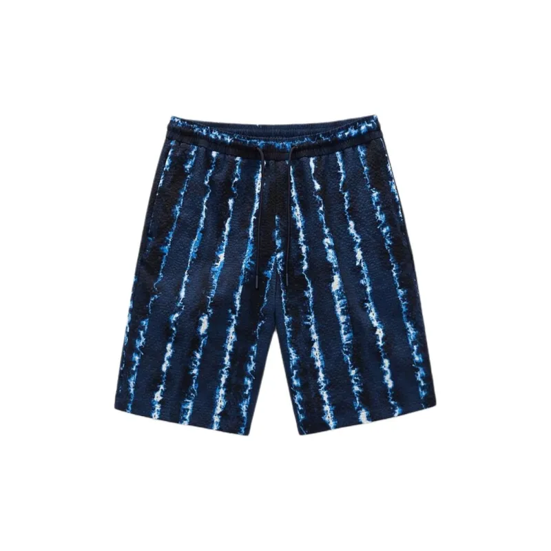 ZARA Casual Shorts Men's Sea Blue-1