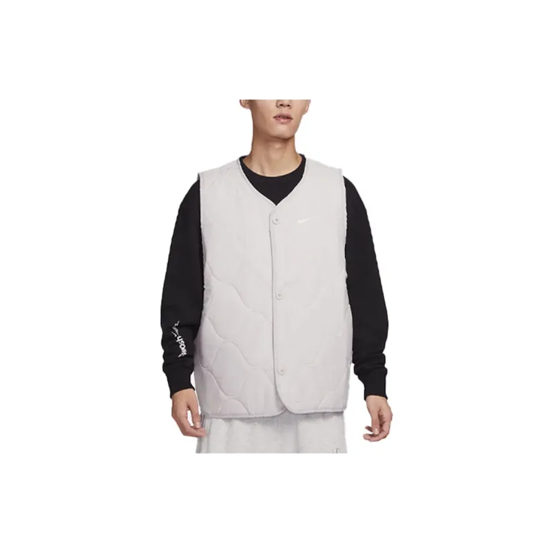 Nike Vests Men Gray White-3
