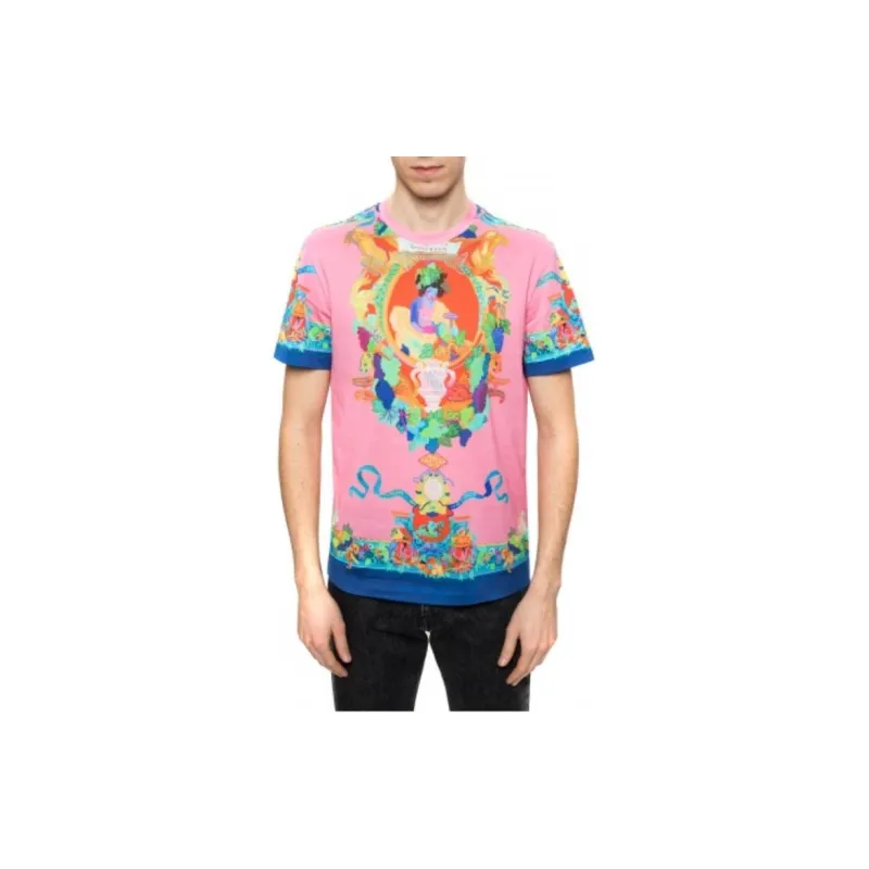VERSACE T Shirts Men Pink-2