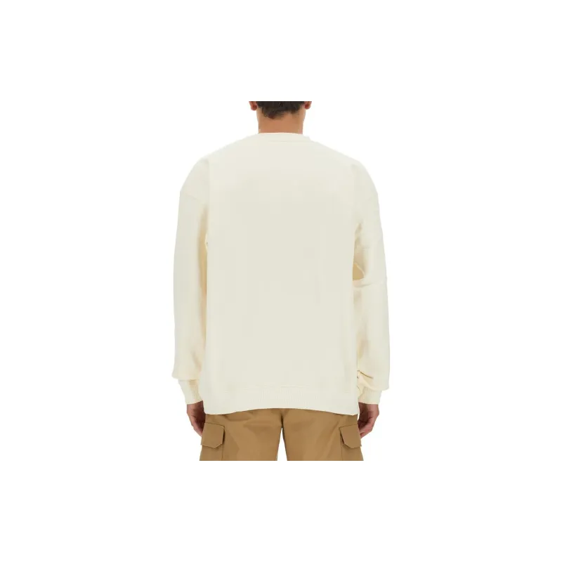 MSGM Graphic Printed Crewneck Sweatshirt-2