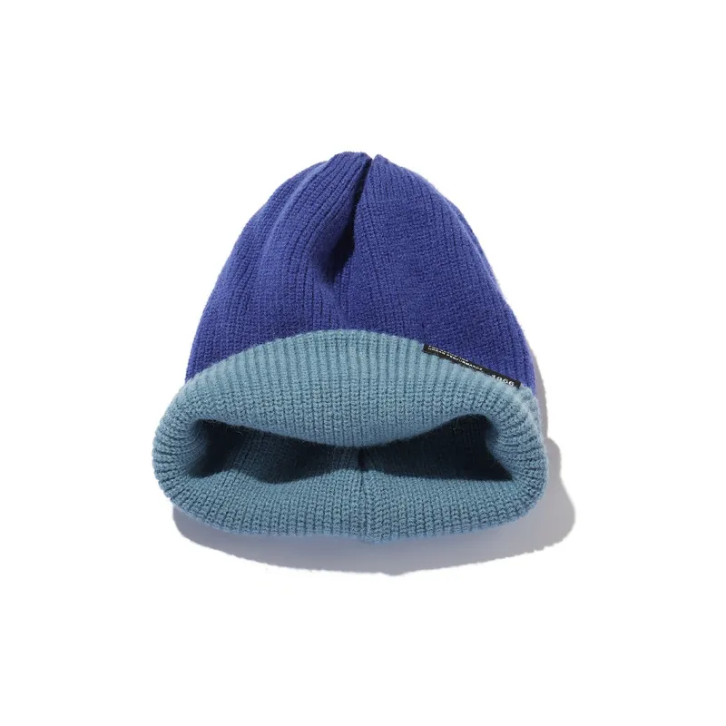 Clect Knitted Yarn Beanies Women's Klein Blue-4