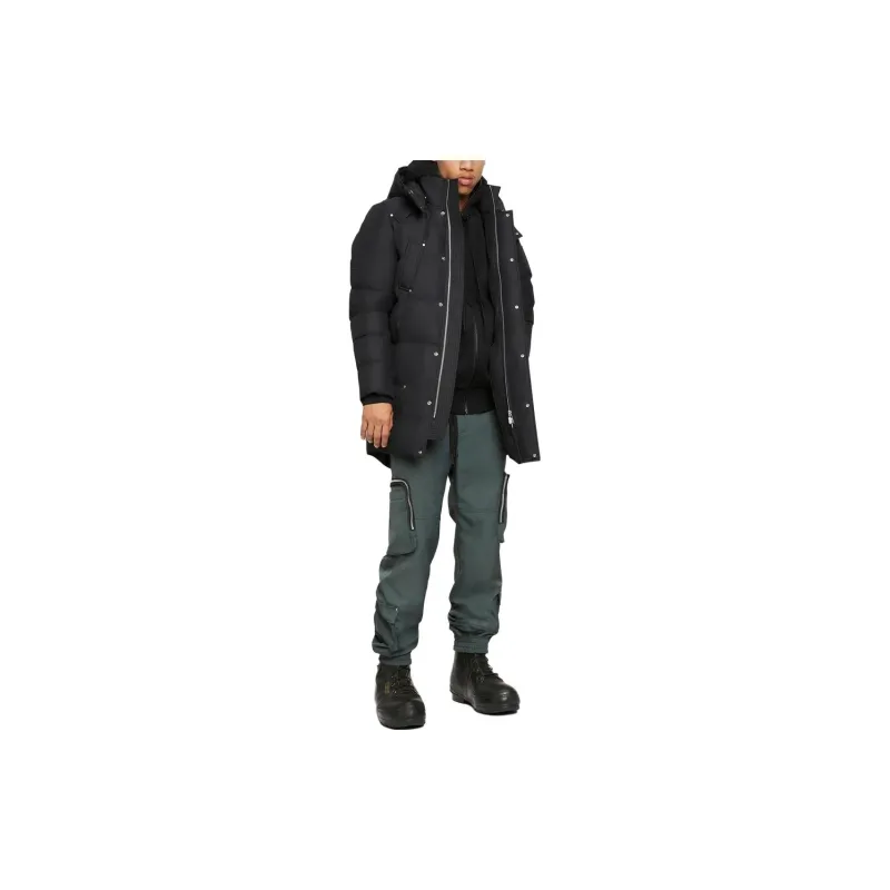 Moose Knuckles Cloud Parka Down Jacket Coat Men's Black-2