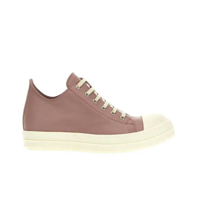 RICK OWENS Lido Leather Low-top Sneakers-1