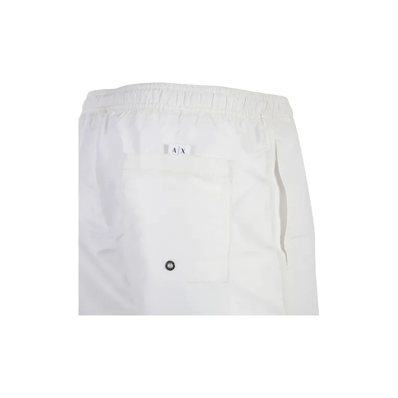 ARMANI EXCHANGE SS24 Beach Shorts Men's White-3