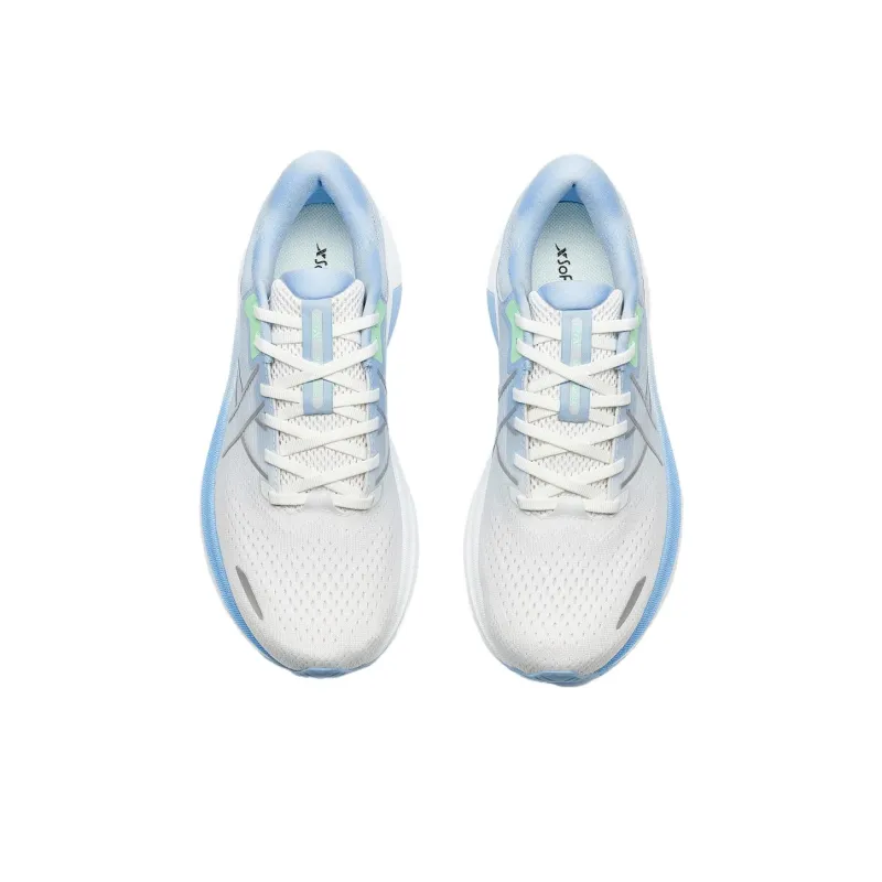 XTEP First Class Cushioning Wear-Resistant Low-Top Casual Running Shoes Men's White Blue-3