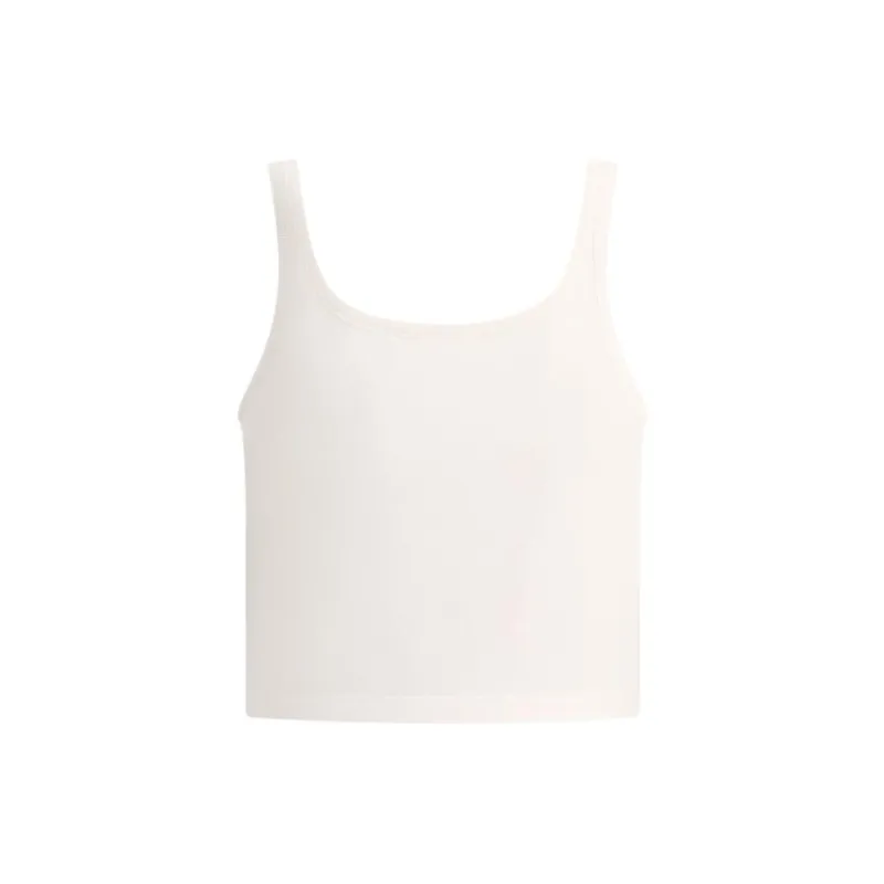 PALM ANGELS Logo Embroidered Tank Top-1