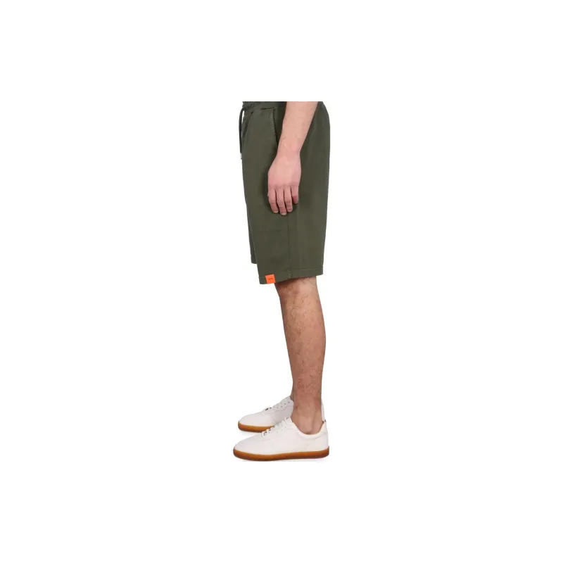 ASPESI Logo Patch Drawstring Shorts-3
