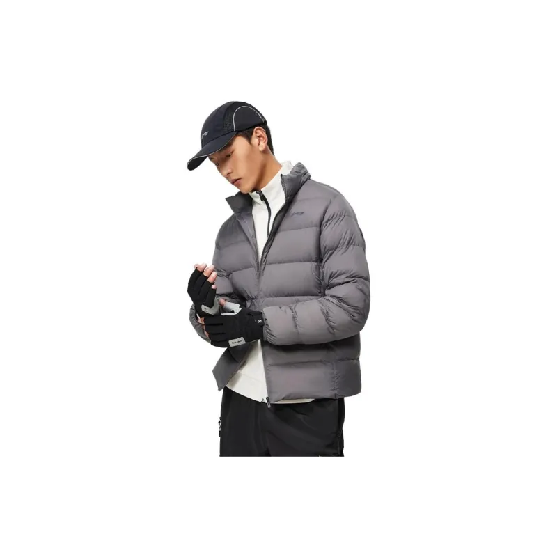 LiNing Fitness Series Down Jacket Men's Smoke Ink Gray-2