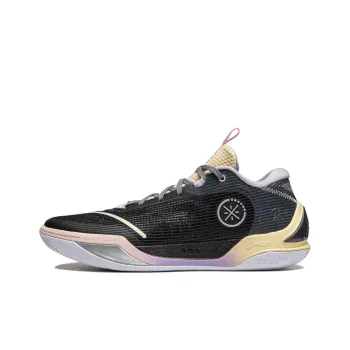 LiNing Wade Cold Blood 2 Anti Slip Wear Resistant Low Top Basketball Shoes Men's Black Purple