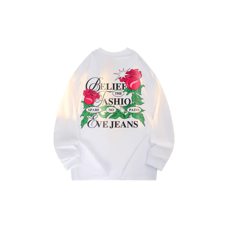 Yiwen Long Sleeved T Shirts Unisex-3