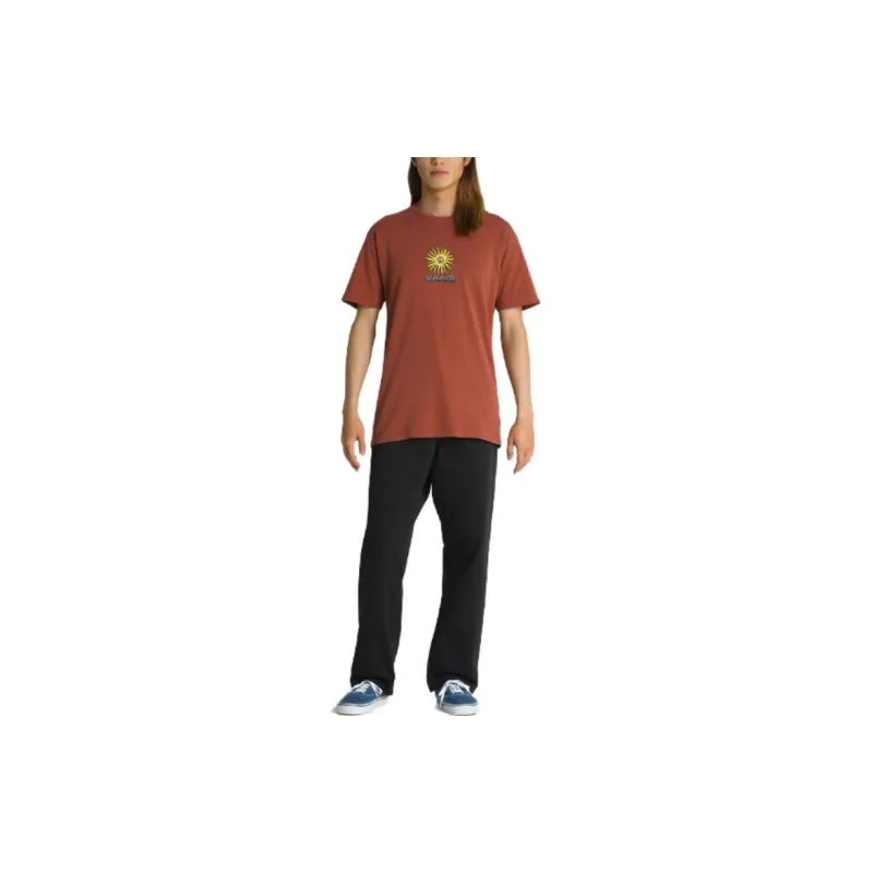 Vans CONCRETE FLORAL VINTAGE T-Shirts Unisex Brown-2