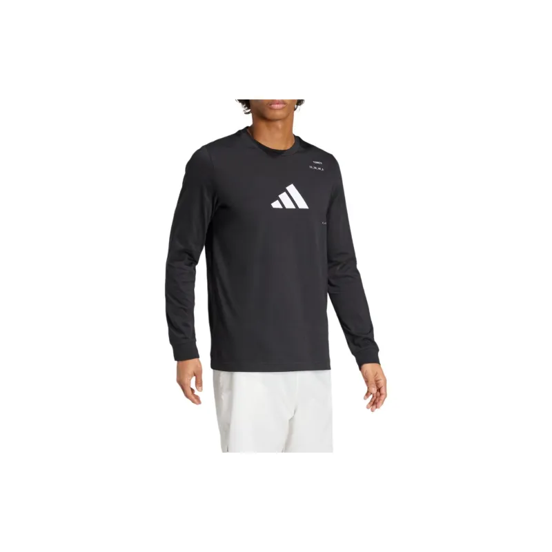 Adidas Free Shipping With AdiClub Tennis Graphic Long Sleeve Tee-4
