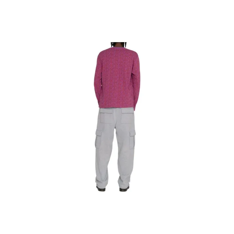 Stussy Letter Stripe Long Sleeve Crew Top-4