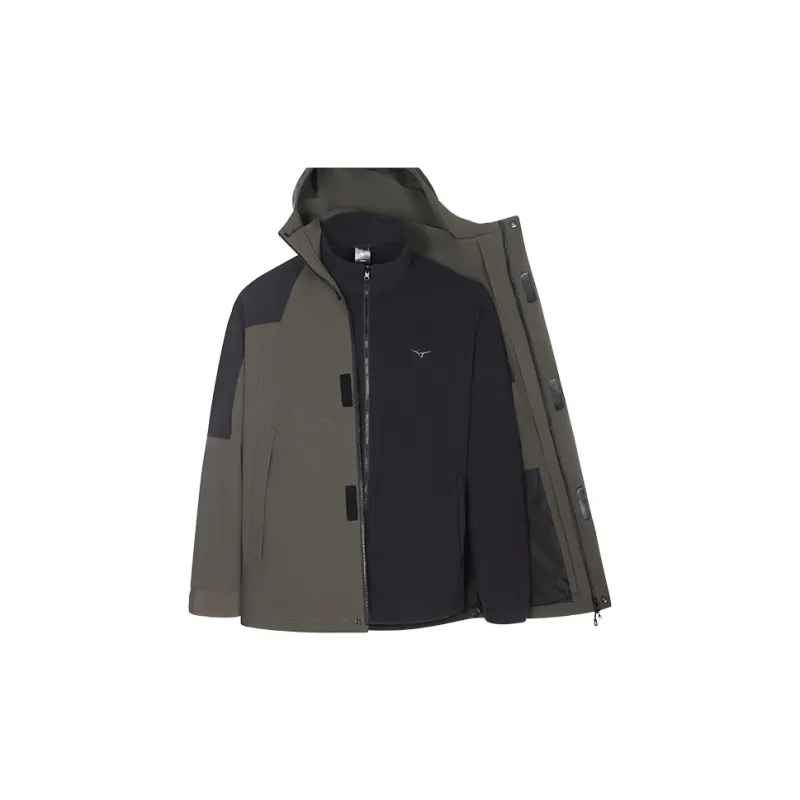 Mizuno ESSENTIAL Series Water Resistant Windproof Wear Resistant Warm Anti Static Windbreaker Jacket Unisex-6