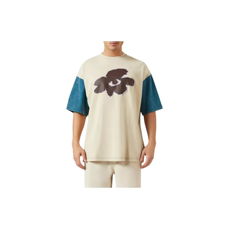 PUMA x P.A.M. Collaboration CONTRAST TEE T Shirt Unisex Ecru-3