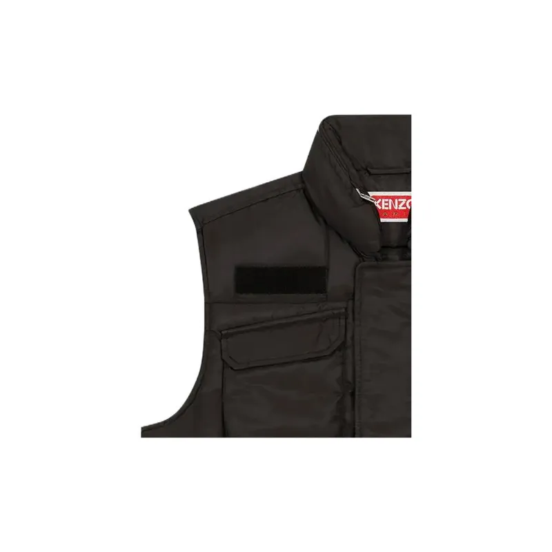 KENZO Logo Patch Sleeveless Padded Gilet-5