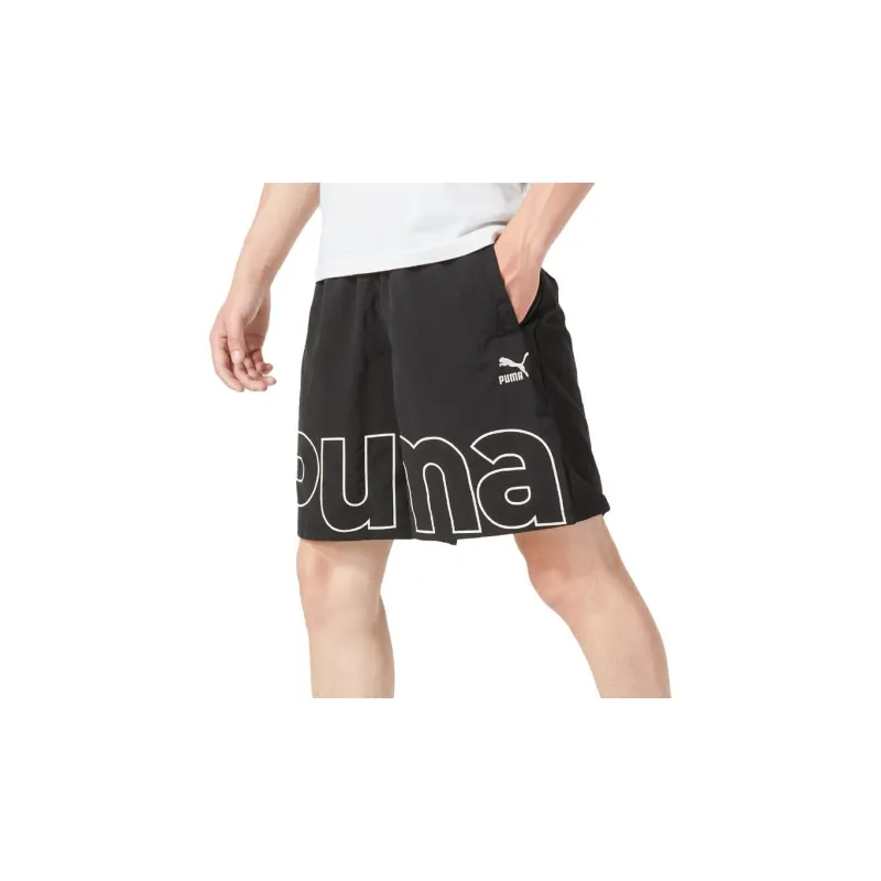 PUMA Casual Shorts Men Black-3
