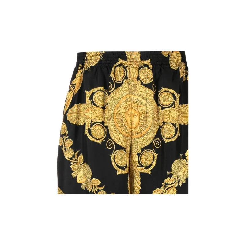VERSACE Silk Shorts-4
