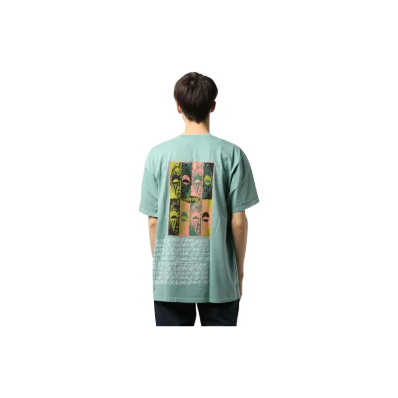 Stussy Masks Pigment Dyed Tee T Shirt Men's-15
