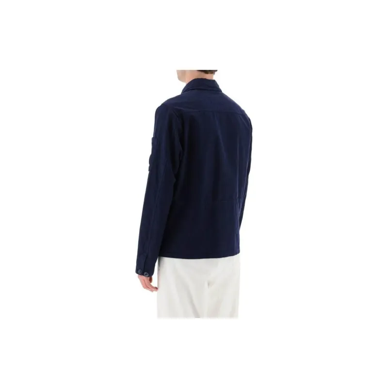 C.P.Company Pocket Detailed Buttoned Shirt Jacket-2