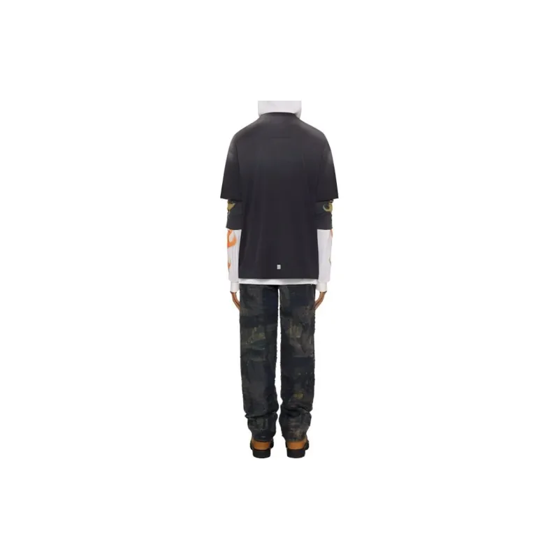Givenchy Logo Ring Printed Crewneck T Shirt-2