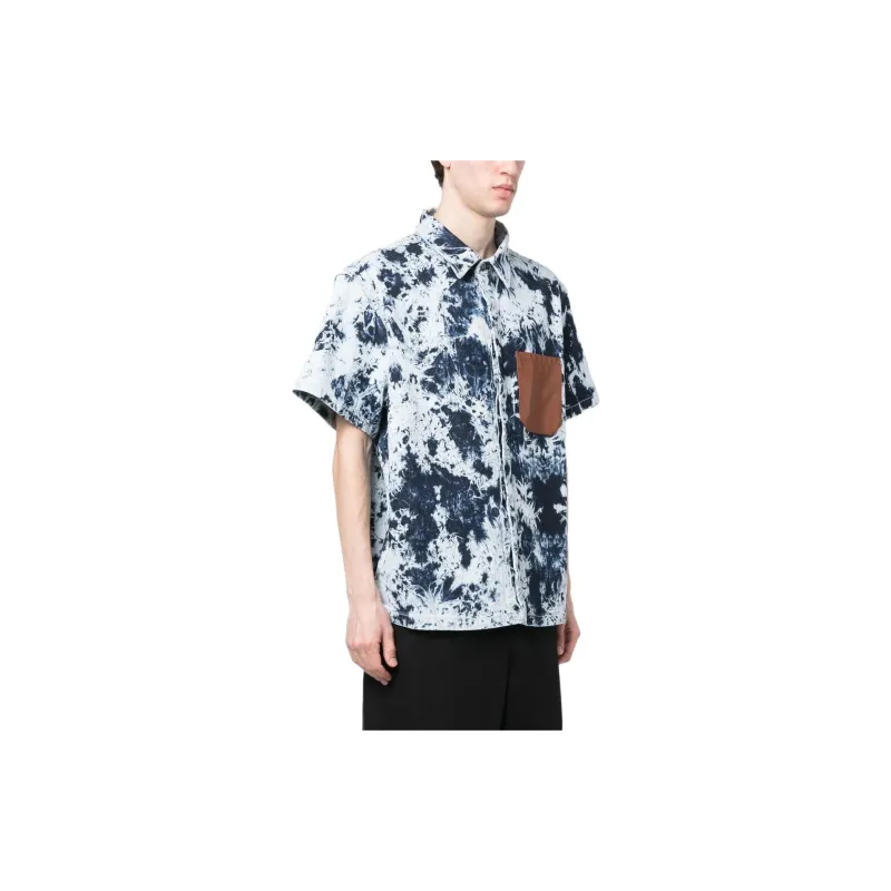 Ferrari Tie dye Patterned Shirt-2