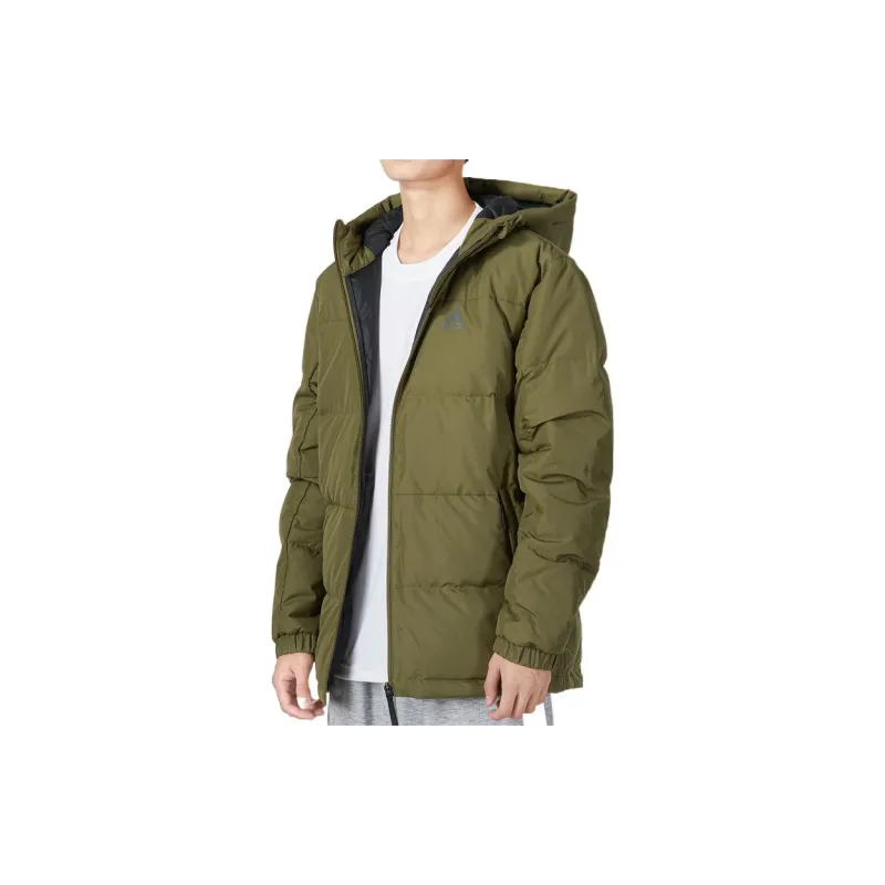 Adidas Down Jackets Men Army Green-3