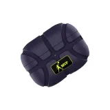 Dark Purple Basketball Magnetic with Charm