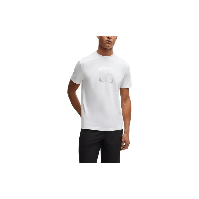 HUGO BOSS SS24 Regular T Shirt Men's White-1