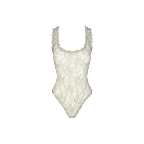 Skims Bodysuits Women's Talc/Slate Pink