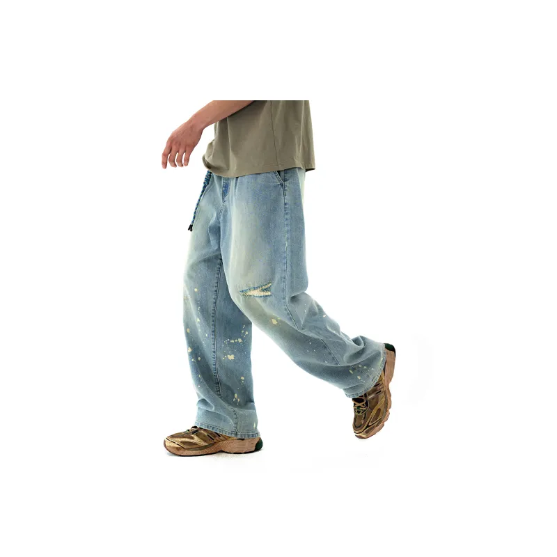 NOTHOMME Jeans Unisex Washed Blue-3