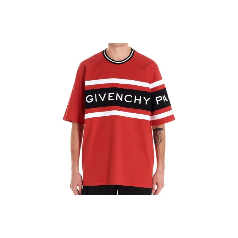 Givenchy T Shirts Men Red-2