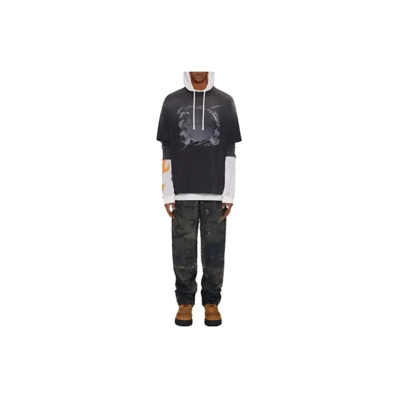 Givenchy Logo Ring Printed Crewneck T Shirt-1