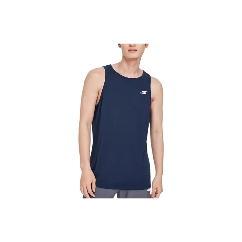 Skechers Tank Tops Men's Navy Blue-2