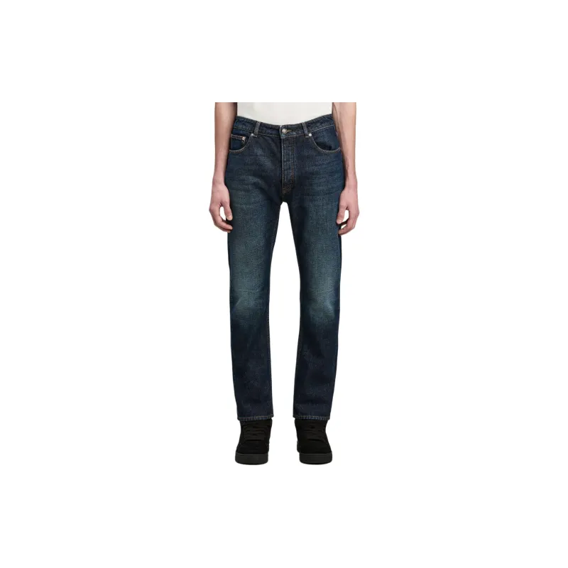PALM ANGELS Mid rise Straight leg Jeans-1