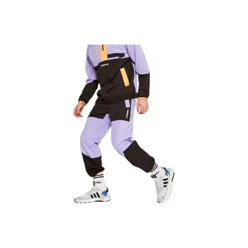 Adidas Casual Pants Men Purple-3