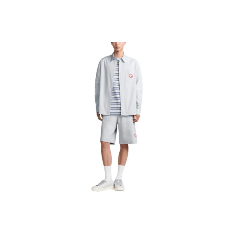 DIOR Shirts Men Gray-2