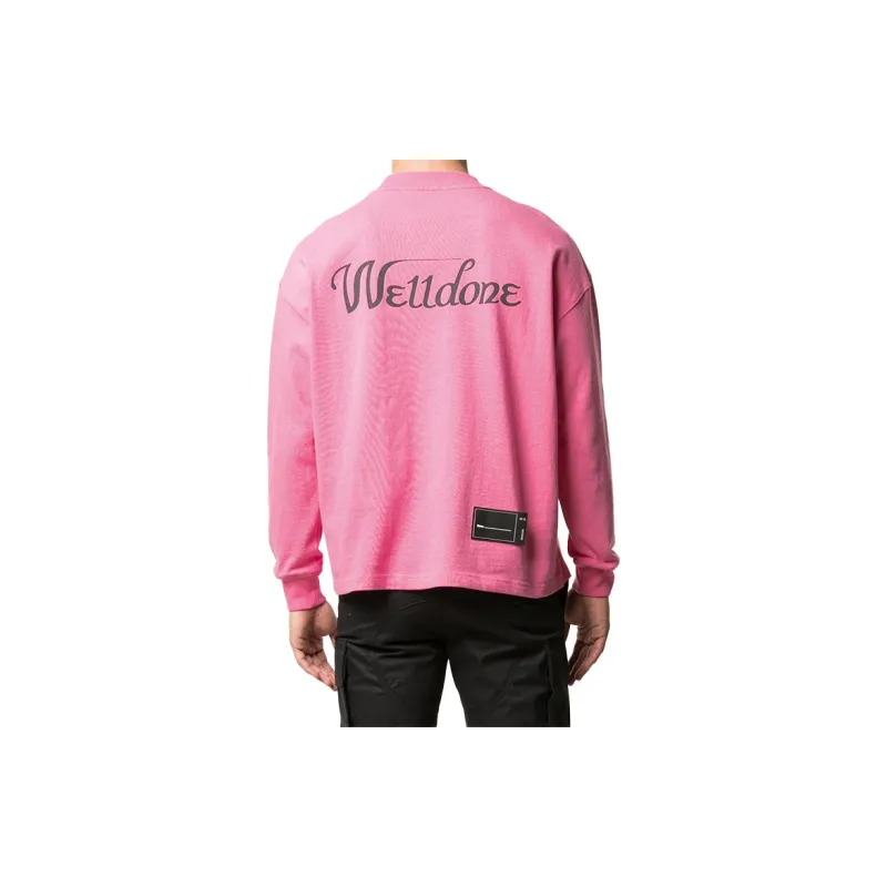 WE11DONE Logo Print Crewneck Sweatshirt-1