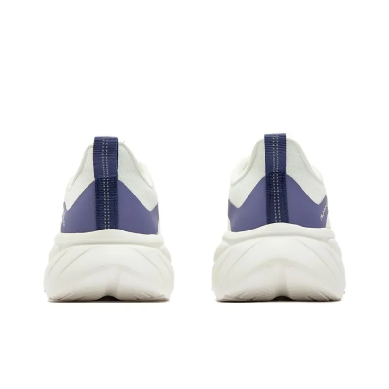 361° Cushioning Anti Slip And Wear Resistant Low Top Casual Running Shoes Men's White Blue-3