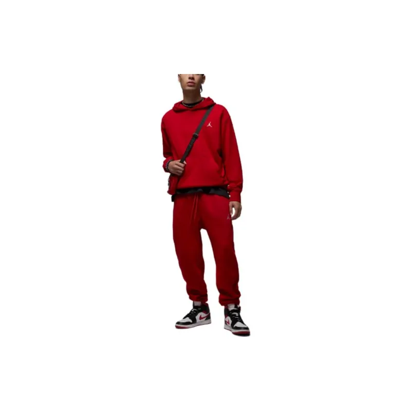 Jordan Knitted Sweatpants Men's Red-1